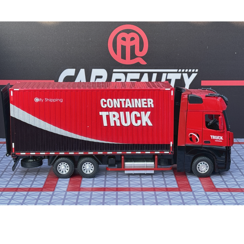 Mercedes Benz Actros Container Truck 1:24 Scale Diecast Collectible Model