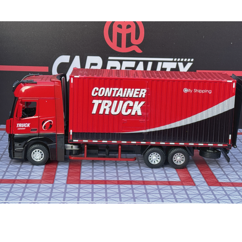 Mercedes Benz Actros Container Truck 1:24 Scale Diecast Collectible Model - Image 5