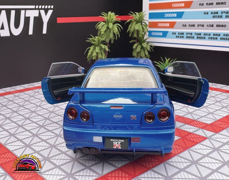 Nissan GT Skyline 1:24 Scale Diecast Collectible Model - Image 5