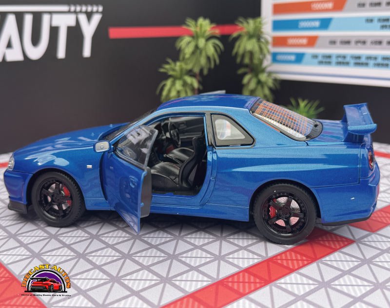Nissan GT Skyline 1:24 Scale Diecast Collectible Model - Image 4