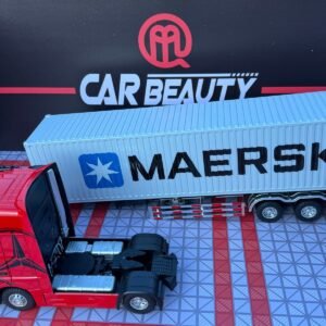 Alternative view of Mercedes Benz Actros Truck 1:24 Scale with Container Diecast Collectible Model