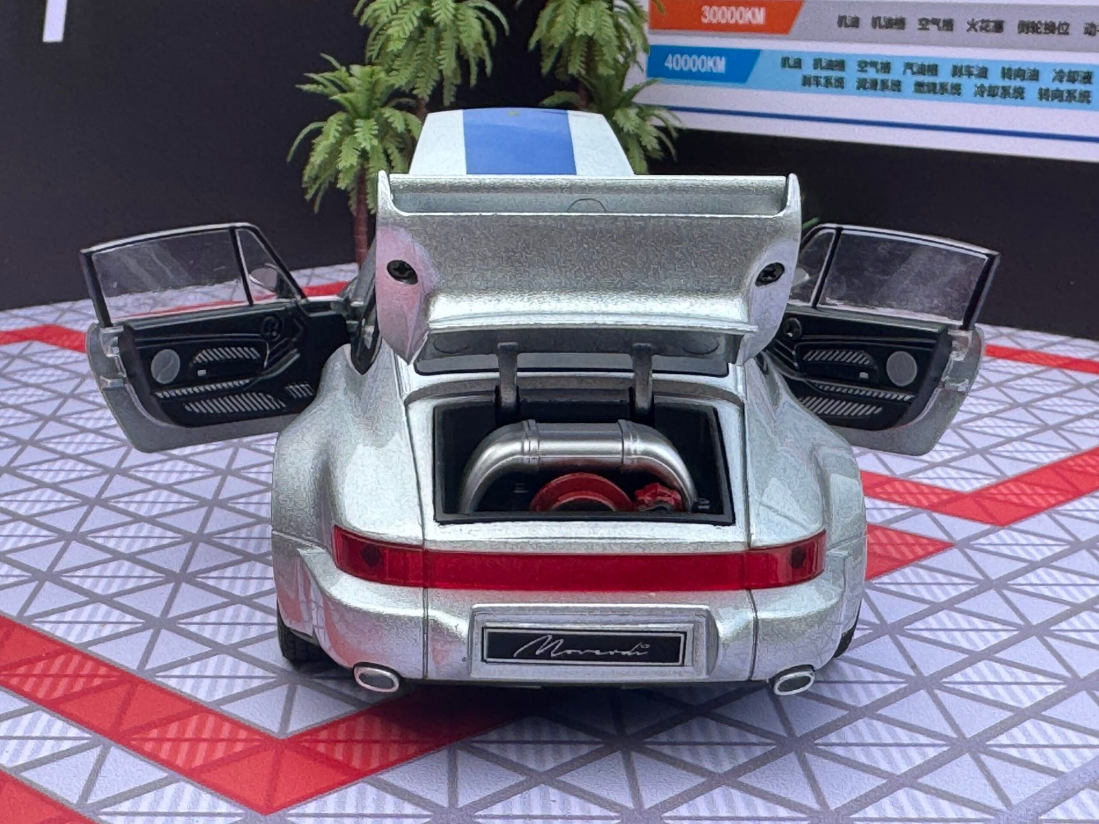 Porsche 911 1:24 Scale Diecast Collectible Model - Image 4