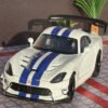 Dodge Viper in White with Blue Stripe