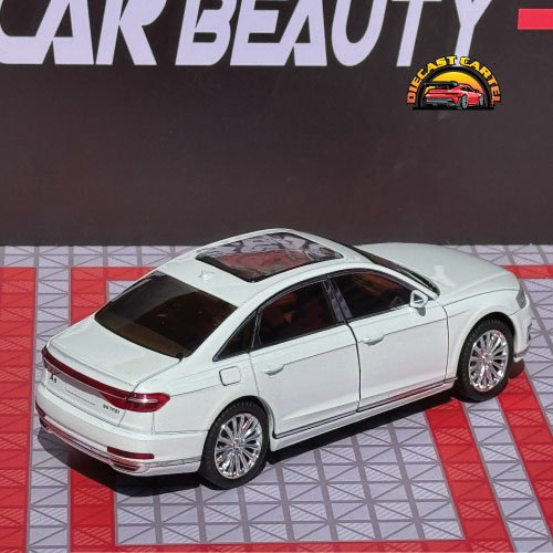 Audi A8 in white