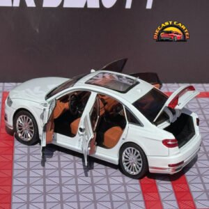 Audi A8 in white