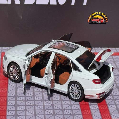 Audi A8 in white