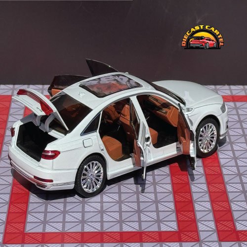 Audi A8 in white