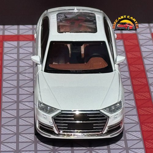 Audi A8 in white