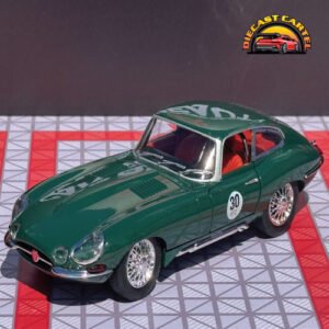 Jaguar E Type in British Racing Green