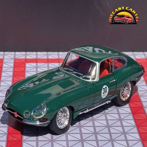 Jaguar E Type in British Racing Green
