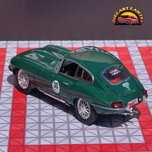 Jaguar E Type in British Racing Green