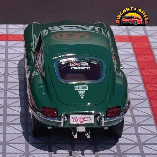 Jaguar E Type in British Racing Green