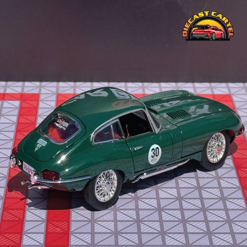 Jaguar E Type in British Racing Green