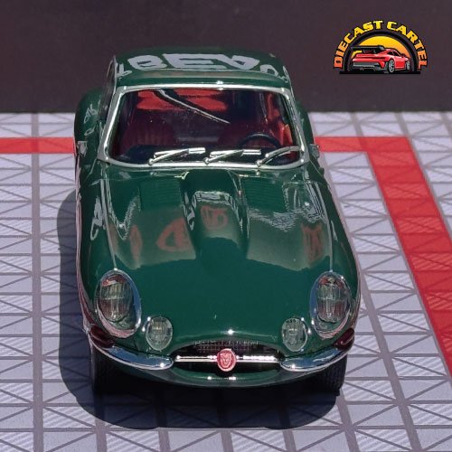 Jaguar E Type in British Racing Green