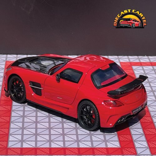 Mercedes SLS AMG in Red