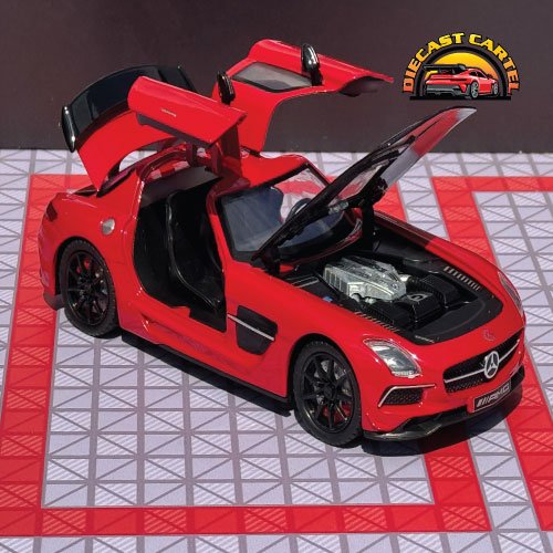 Mercedes SLS AMG in Red