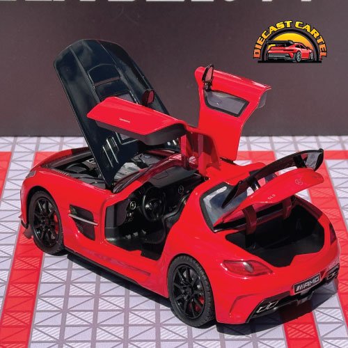 Mercedes SLS AMG in Red