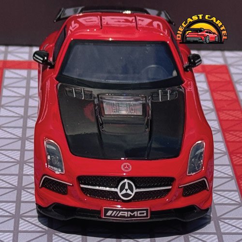 Mercedes SLS AMG in Red