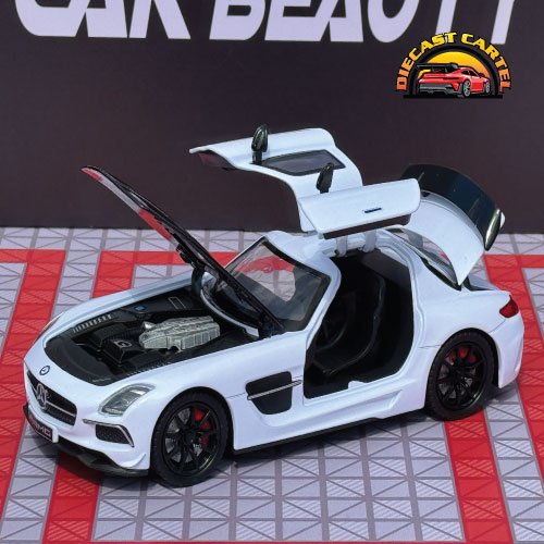Mercedes SLS AMG in White