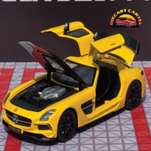 Mercedes SLS AMG in Yellow