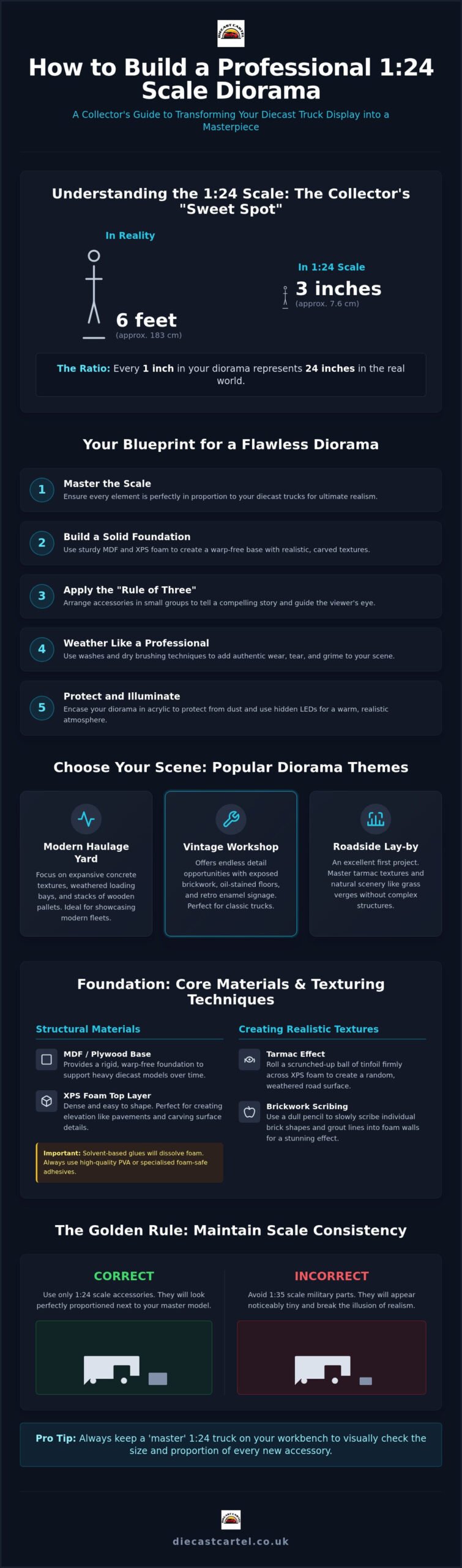 How to Build a 1:24 Scale Diorama: The Ultimate UK Collector’s Guide