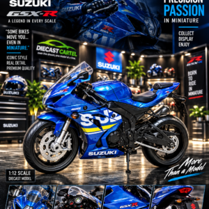 1:18 scale Suzuki GSX-R1000 motorcycle model