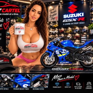 1:18 scale Suzuki GSX-R1000 motorcycle model