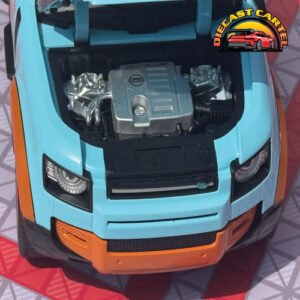 Alternative view of 1:18 Land Rover Defender Gulf Edition Diecast Model Collectible