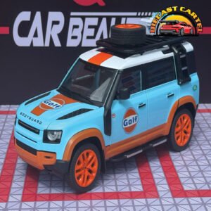 1:18 Land Rover Defender Gulf Edition Diecast Model Collectible - Image 3