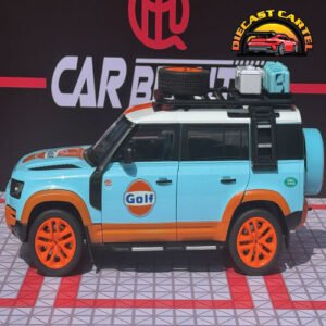 1:18 Land Rover Defender Gulf Edition Diecast Model Collectible - Image 12
