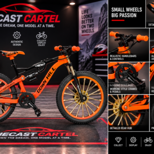 1:10 scale mountain bicycle model
