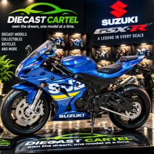 1:18 scale Suzuki GSX-R1000 motorcycle model
