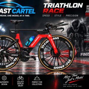 1:10 scale triathlon bicycle model