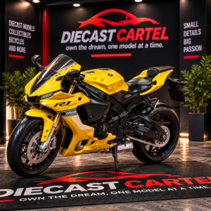 1:18 scale Yamaha YZF-R1 motorcycle model