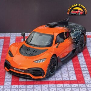 1:18 Scale Mercedes-Benz ONE Orange Diecast Collectible Model
