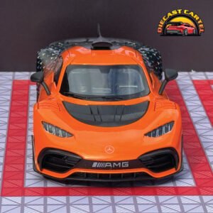 1:18 Scale Mercedes-Benz ONE Orange Diecast Collectible Model - Image 7