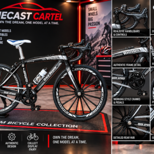 1:10 scale road racing bicycle model